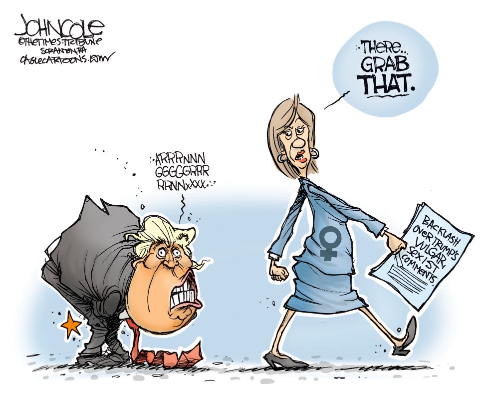 Trump crotch grab COLOR