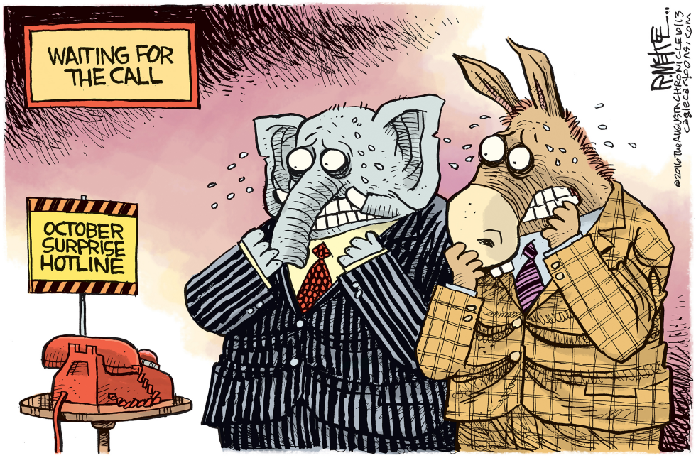  OCTOBER SURPRISE by Rick McKee