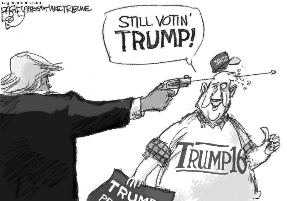  TRUMP'S BASE by Pat Bagley