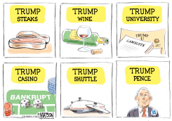 THE TRUMP BRAND RUBS OFF ON MIKE PENCE by R.J. Matson