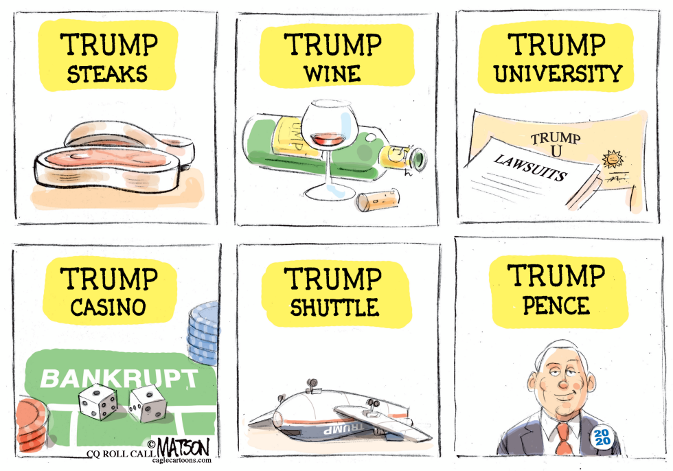 The Trump Brand Rubs Off On Mike Pence-COLOR