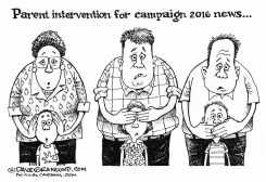 KIDS AND 2016 POLITICS by Dave Granlund