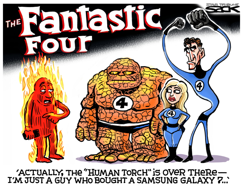 Fantastic Four Fire COLOR