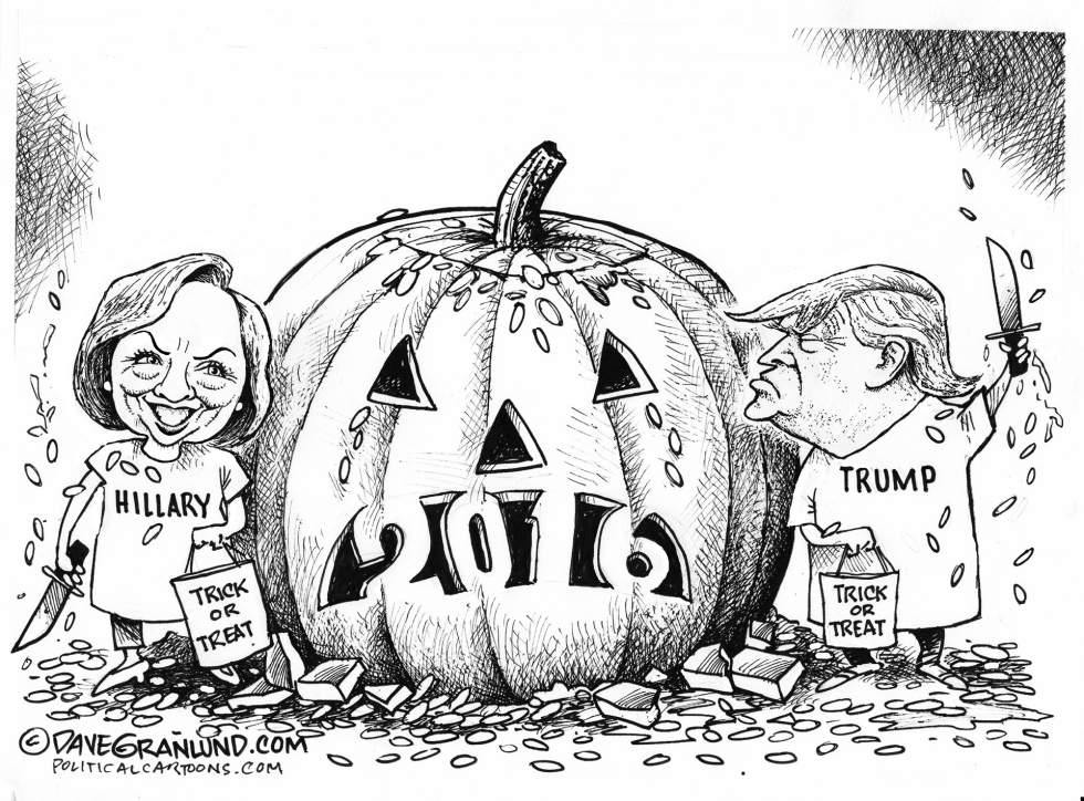 Election 2016 trick or treat