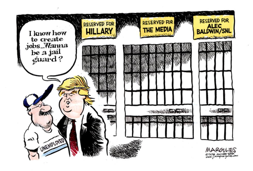 TRump and his enemies color