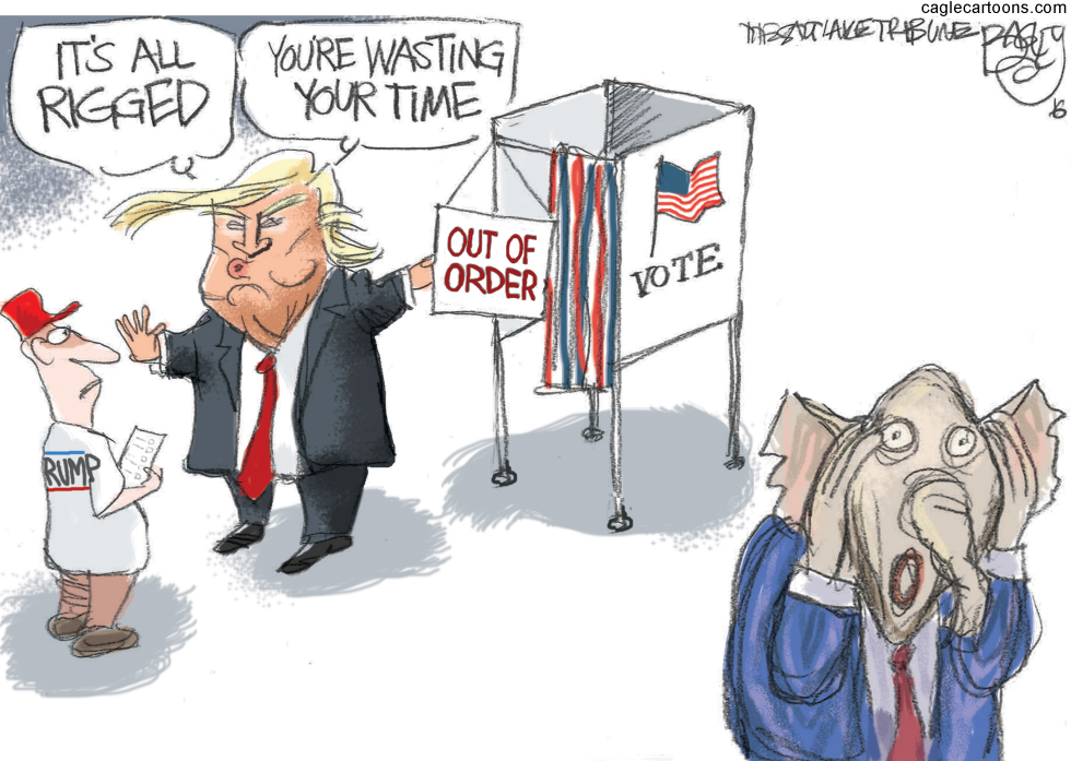 Trump Labels Election Rigged While GOP Reacts to Blocked Voting Access
