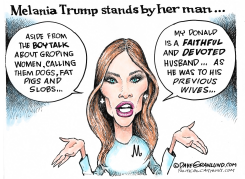 MELANIA TRUMP INTERVIEW  by Dave Granlund