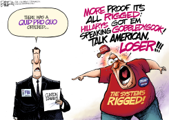 RIGGED SYSTEM  by Nate Beeler