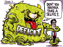 DEFICIT SELFIE by Steve Nease