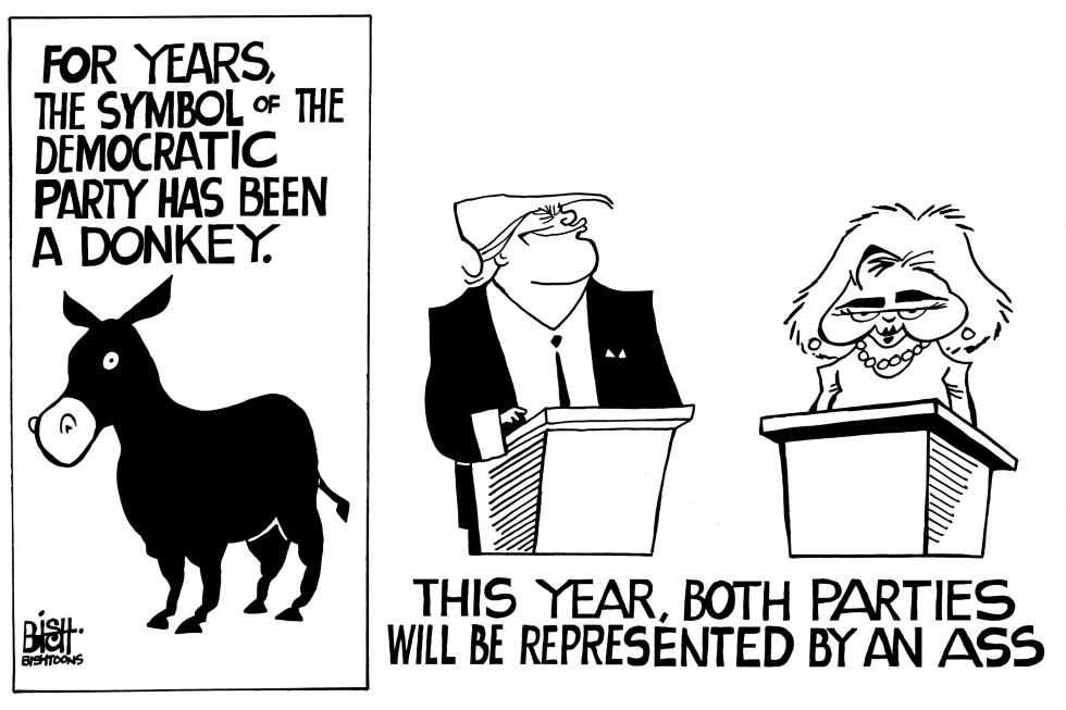 PARTY SYMBOLS, B/W