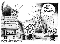 ELECTION 2016 SCARY by Dave Granlund
