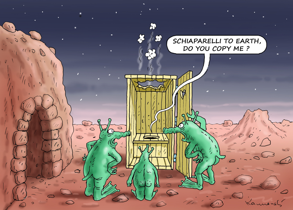 ESA MARS MISSION SCHIAPARELLI