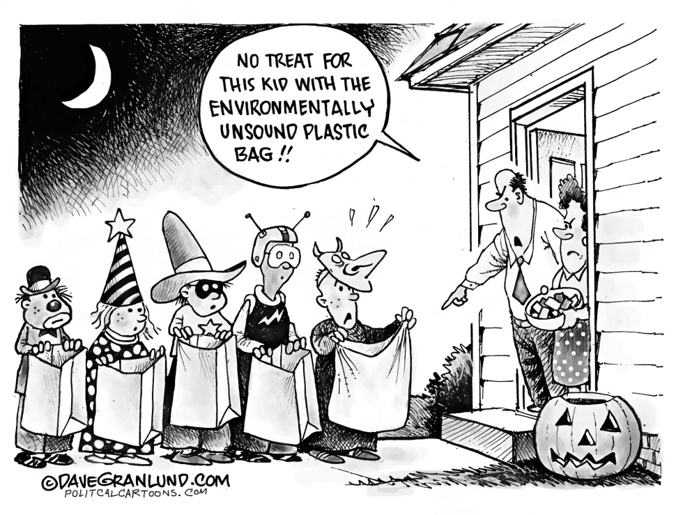 CORRECT Plastic bag usage