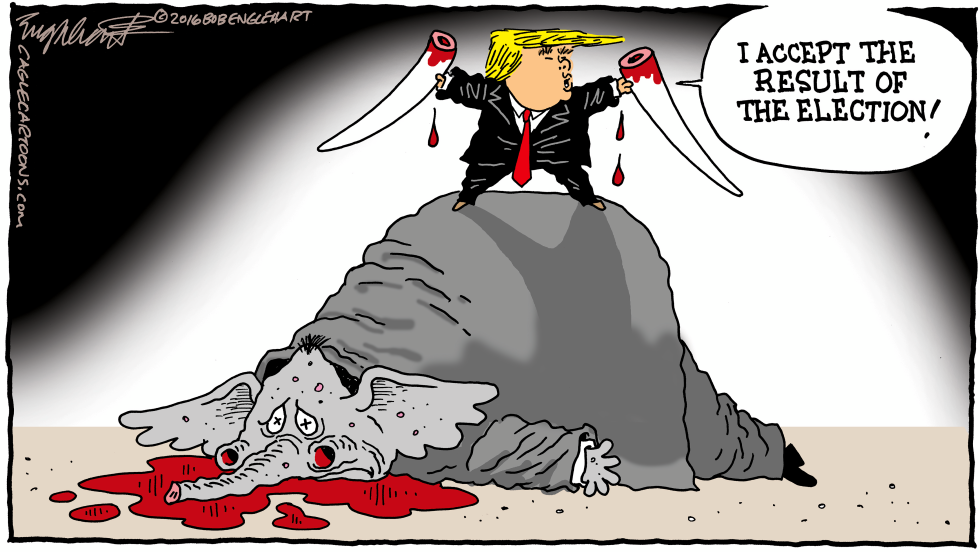  TRUMP ACCEPTS by Bob Englehart