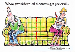 FAMILY POLITICAL FRICTION 2016  by Dave Granlund