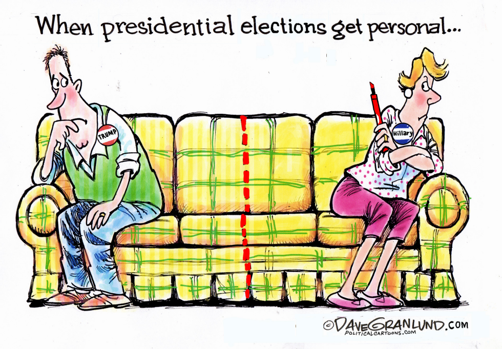  FAMILY POLITICAL FRICTION 2016 by Dave Granlund