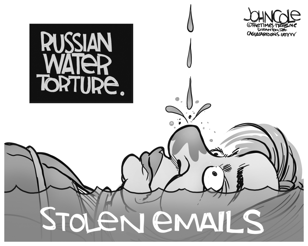 Russian water torture BW