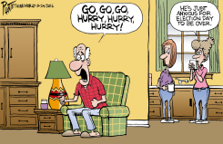 HURRY ELECTION DAY by Bruce Plante