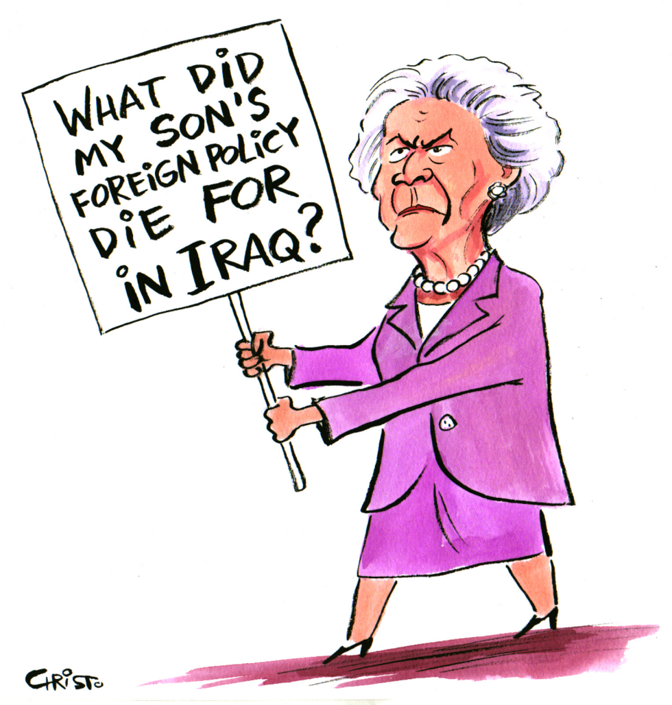  BARBARA BUSH - A PRO-WAR MOTHER  by Christo Komarnitski