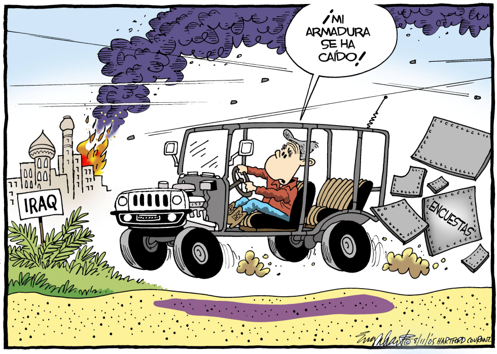  POPULARIDAD DE BUSH  by Bob Englehart