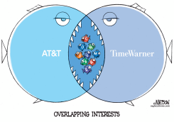 ATT TIME WARNER VENN DIAGRAM by R.J. Matson