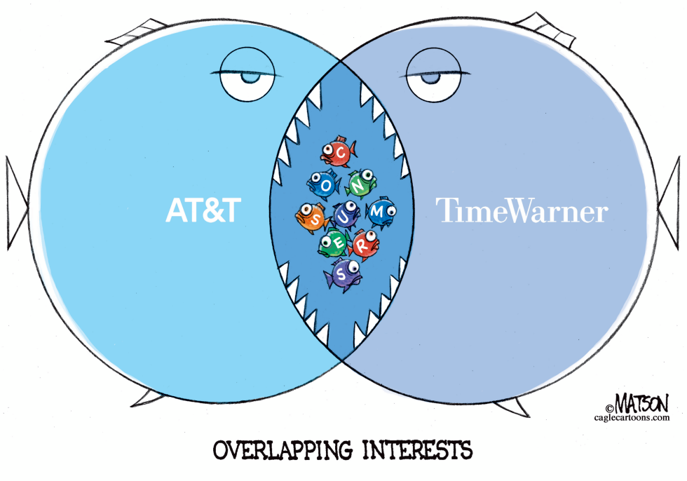 ATT Time Warner Venn Diagram