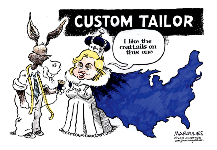 Hillary's coattails