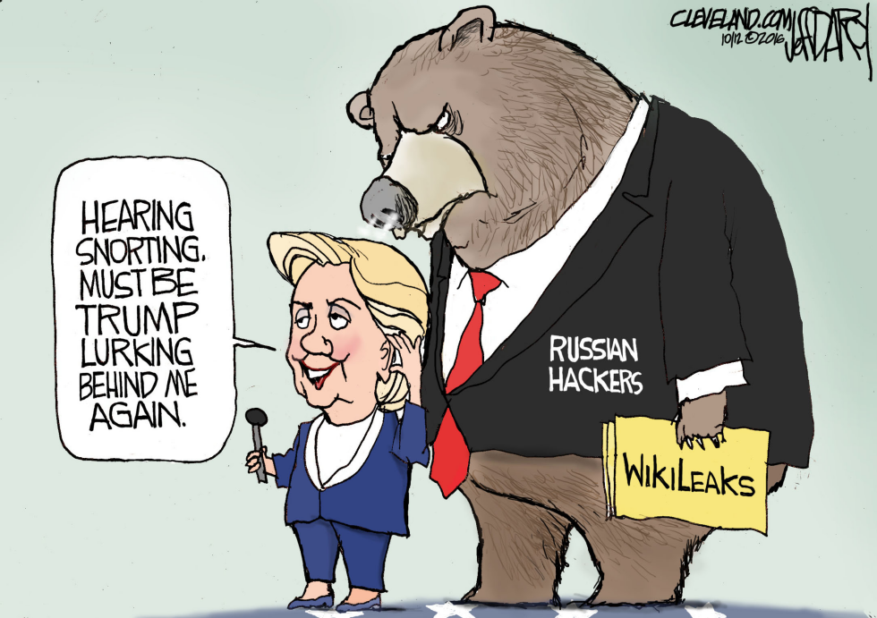 Looming over Clinton