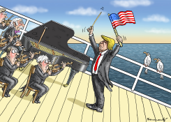 TRUMP´S TITANIC GAMES by Marian Kamensky