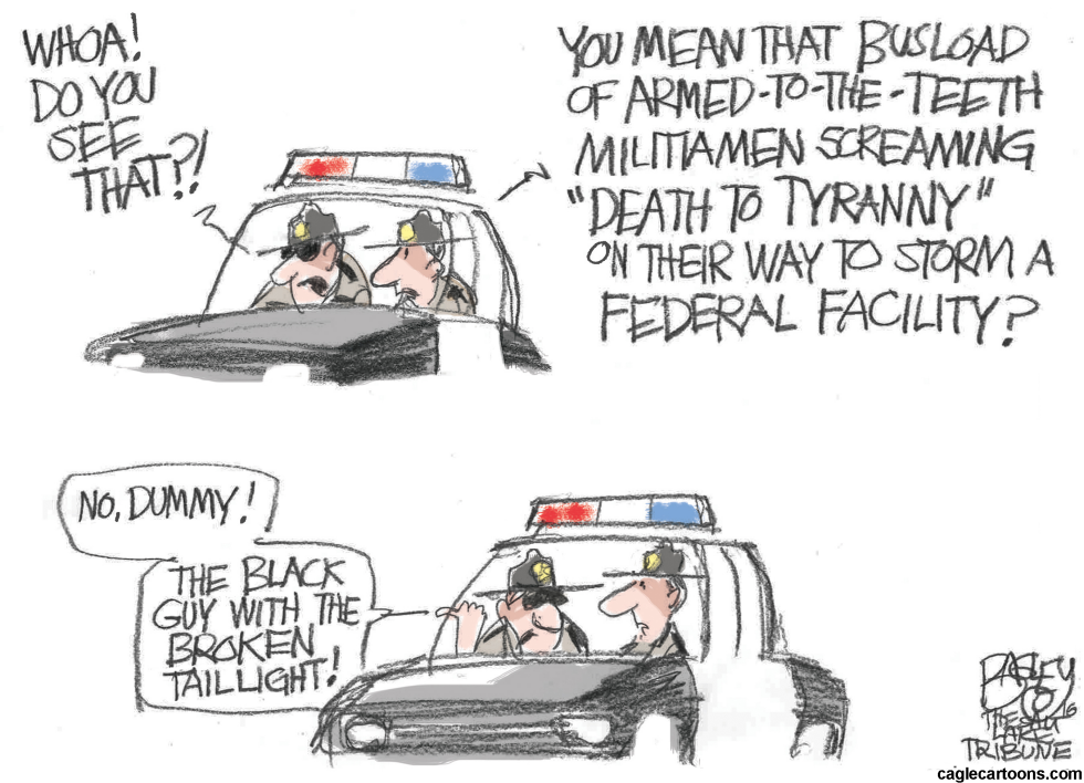  MILITIA LIVES MATTER by Pat Bagley