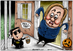 HILLARY CLINTON'S FBI EMAIL SCARE by Brian Adcock