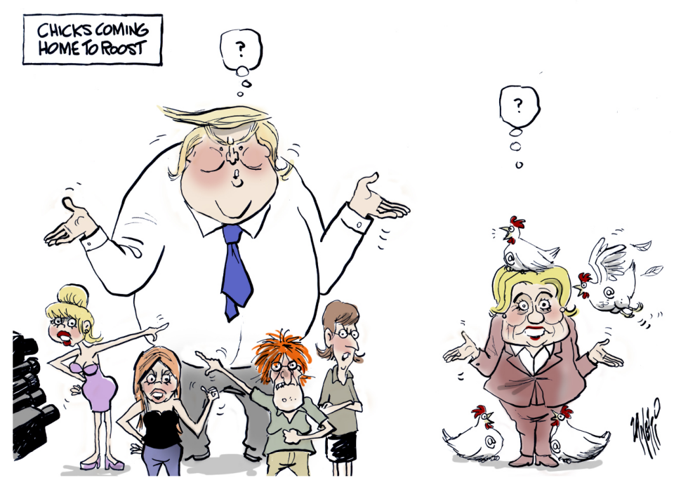 Hillary's and Donald's Chicks