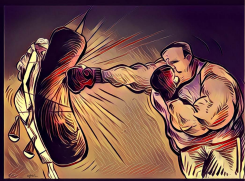 PUNCHING BAG by Oguz Gurel