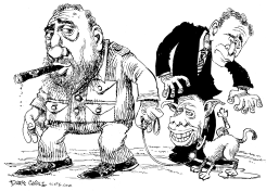 CASTRO CARTER DOG BUSH by Daryl Cagle