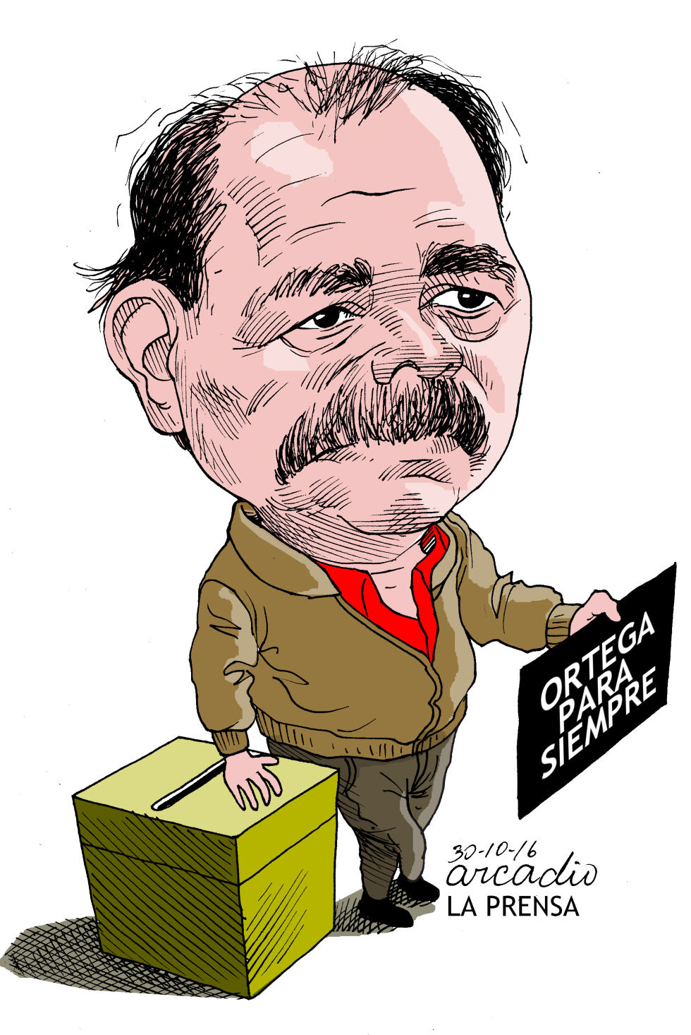  DANIEL ORTEGA FOR EVER by Arcadio Esquivel