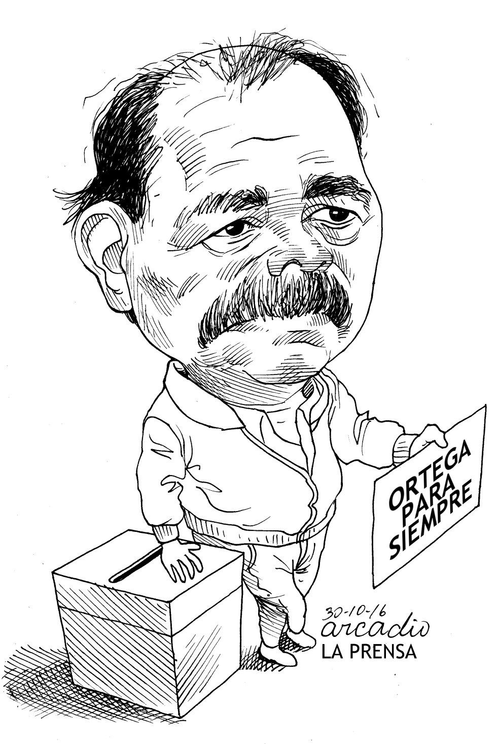 Daniel Ortega for ever
