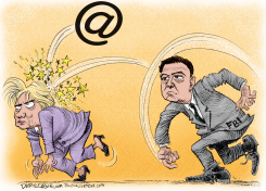 FBI RELAUNCHES HILLARY E-MAIL INVESTIGATION  by Daryl Cagle