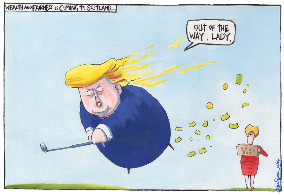 DONNALD TRUMP SCOTLAND VISIT