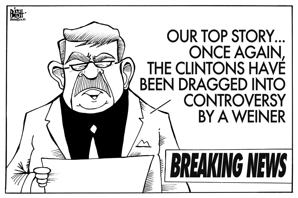 CLINTONS AND WEINERS, B/W