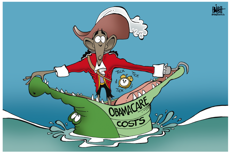 SWALLOWED UP BY OBAMACARE, COLOR