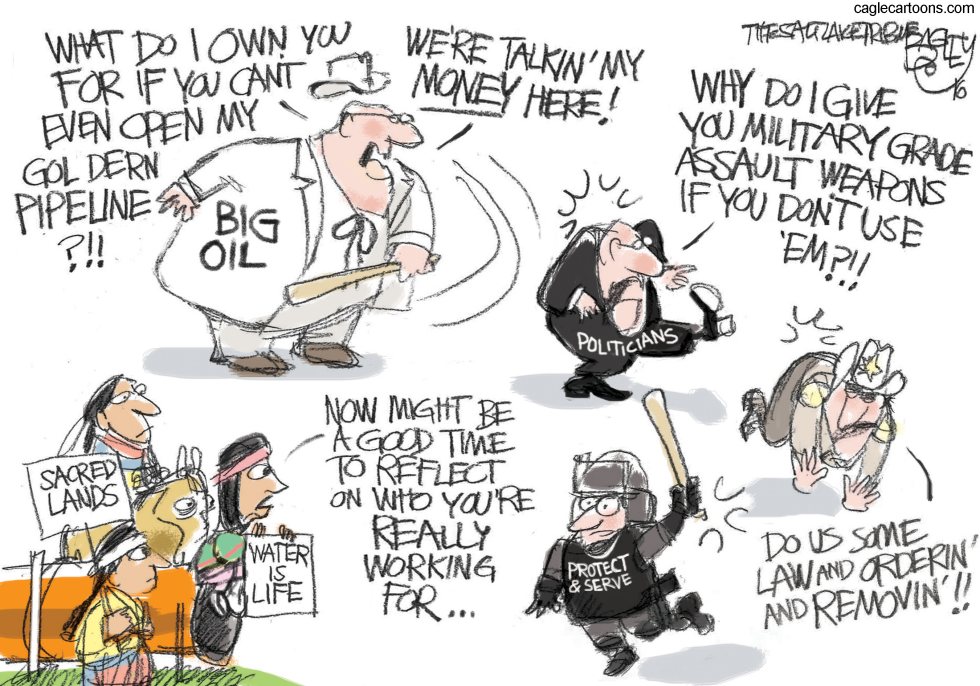  OIL OVERLORDS by Pat Bagley