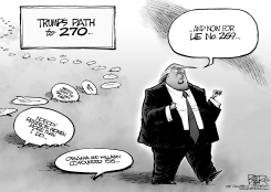 TRUMP TRAIL by Nate Beeler