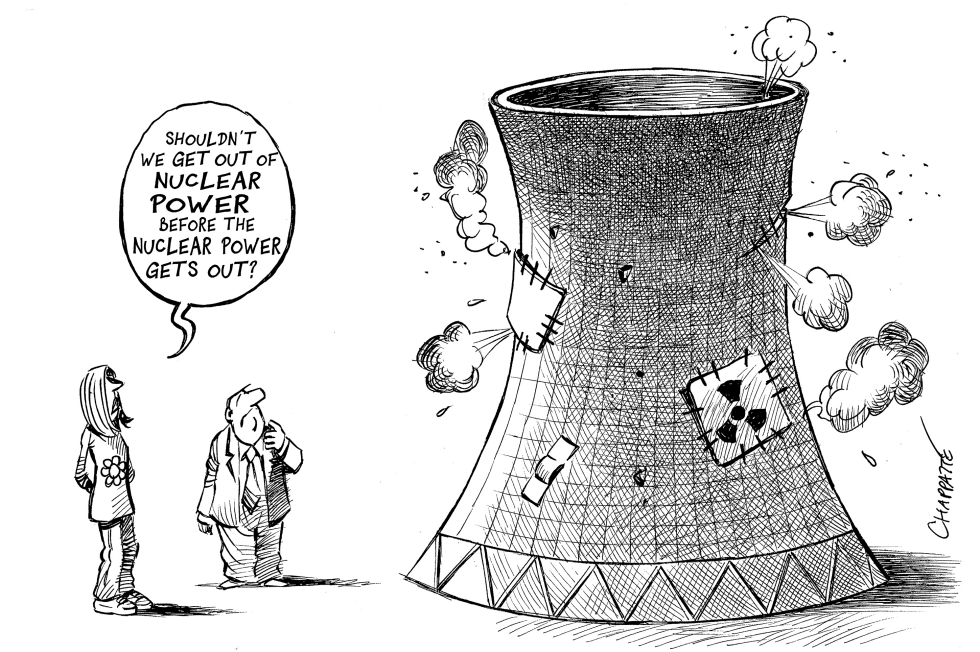  TIME TO PHASE OUT NUCLEAR POWER by Patrick Chappatte