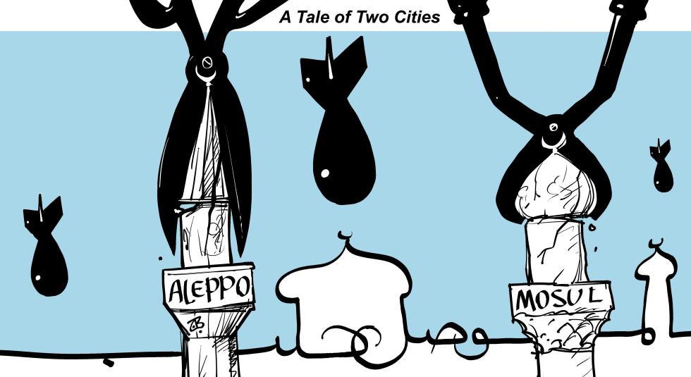  A TALE OF TWO CITIES by Emad Hajjaj