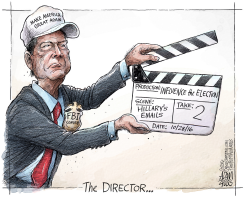 FBI JAMES COMEY  by Adam Zyglis