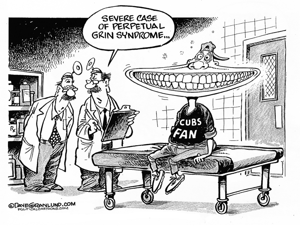  CUBS FAN 2016 by Dave Granlund