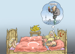 ERDOGAN´S DREAMS WITH MERKEL by Marian Kamensky