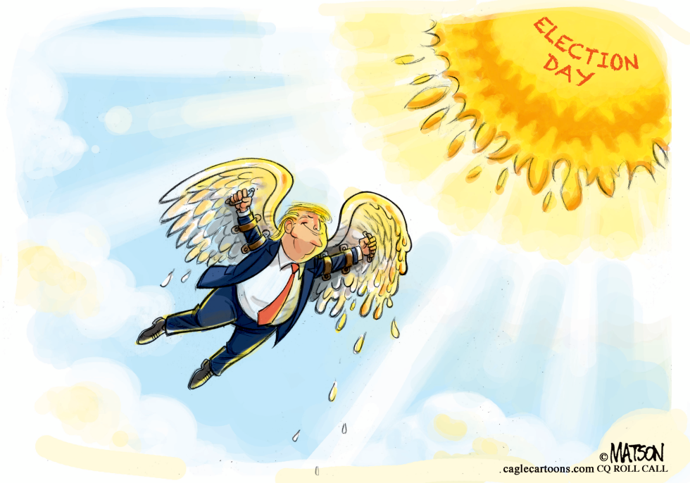 Trump As Icarus Approaching Election Day