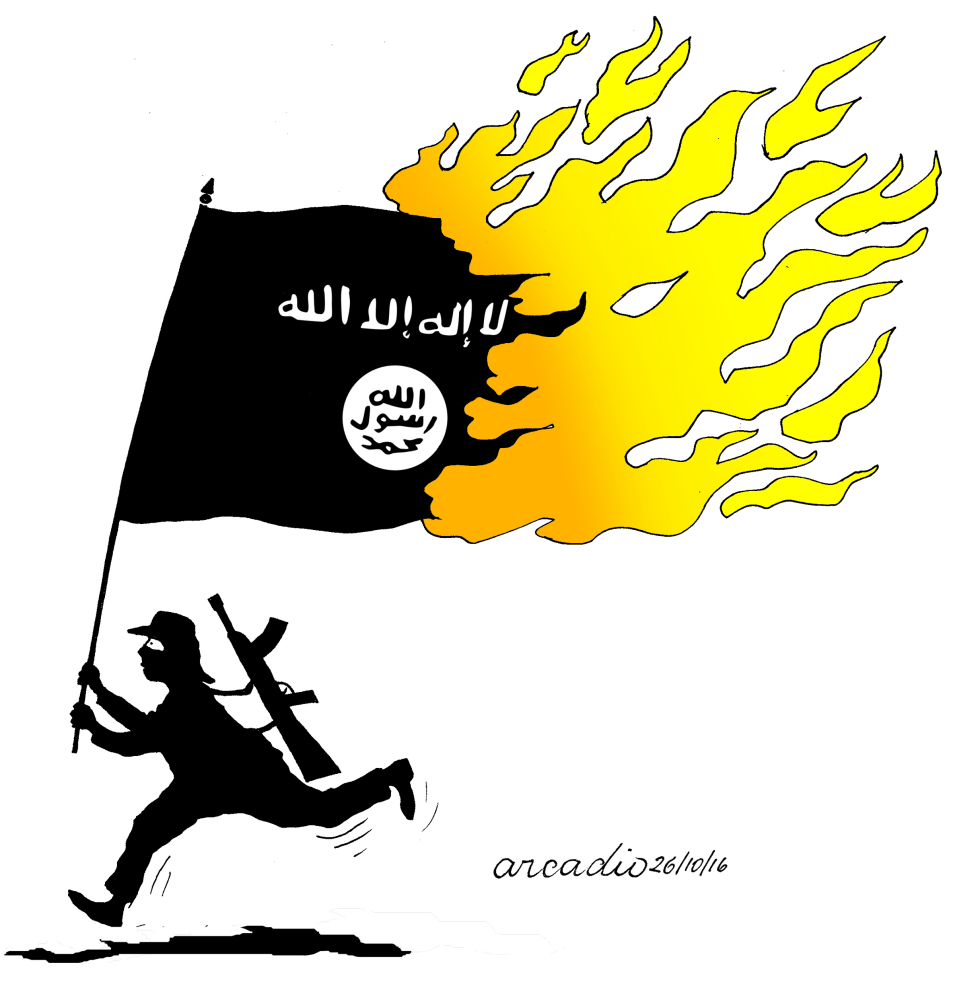 Isis is falling down/Isis está cayendo