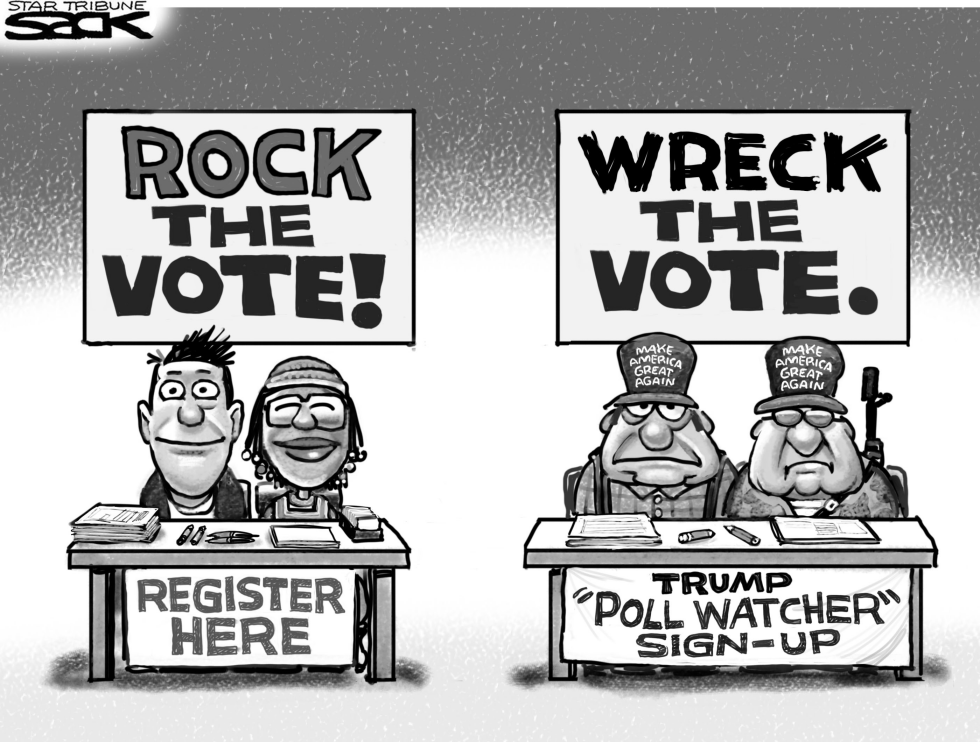 Trumpy Poll Watchers
